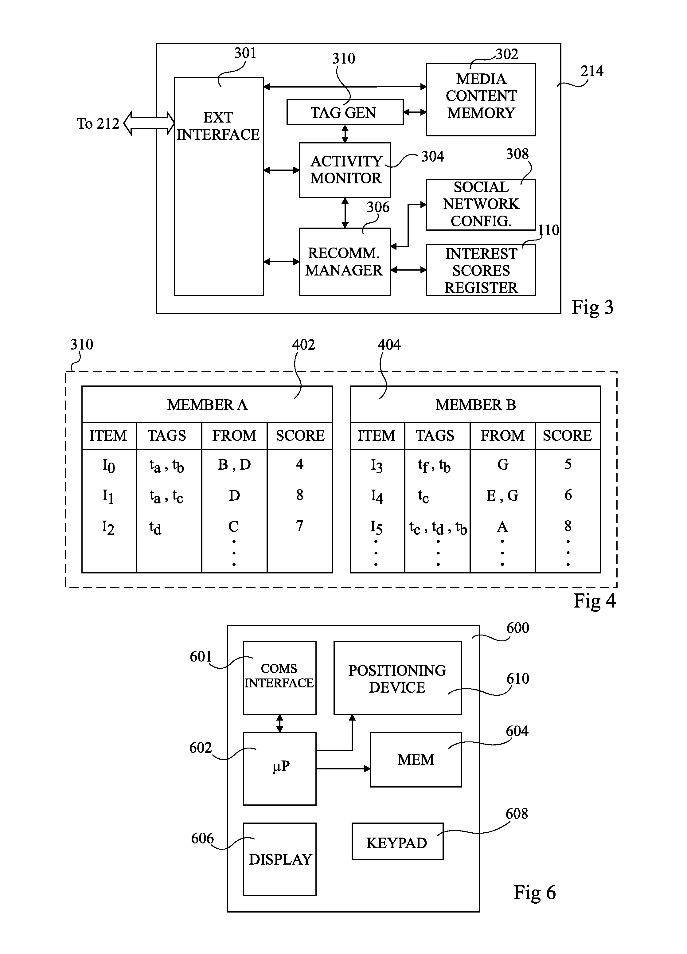 System for transmitting an electronic recommendation