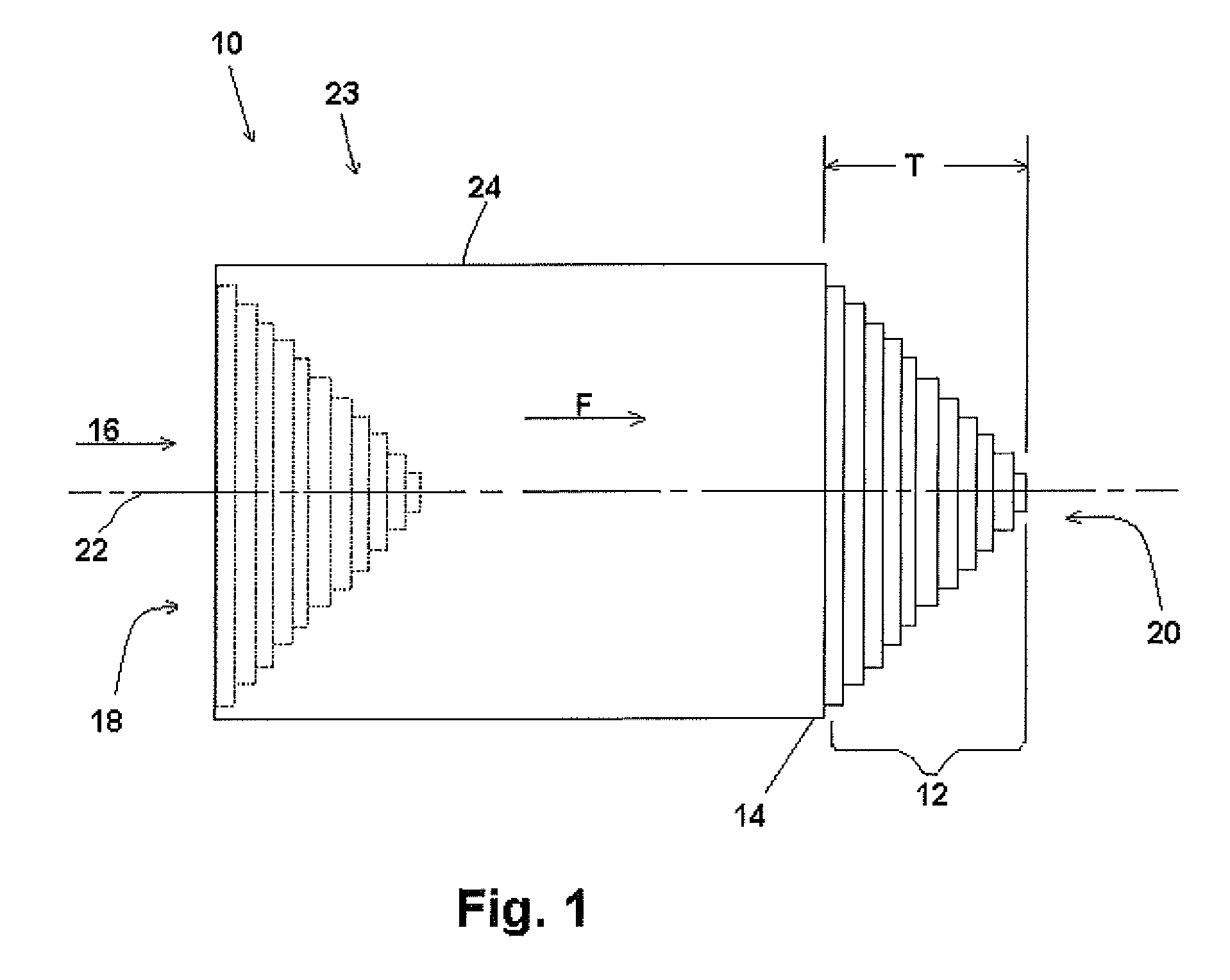 Reinforced filter element