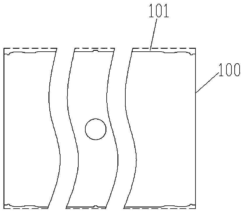 Bending mechanism, method for making bending plate through bending mechanism and bending plate