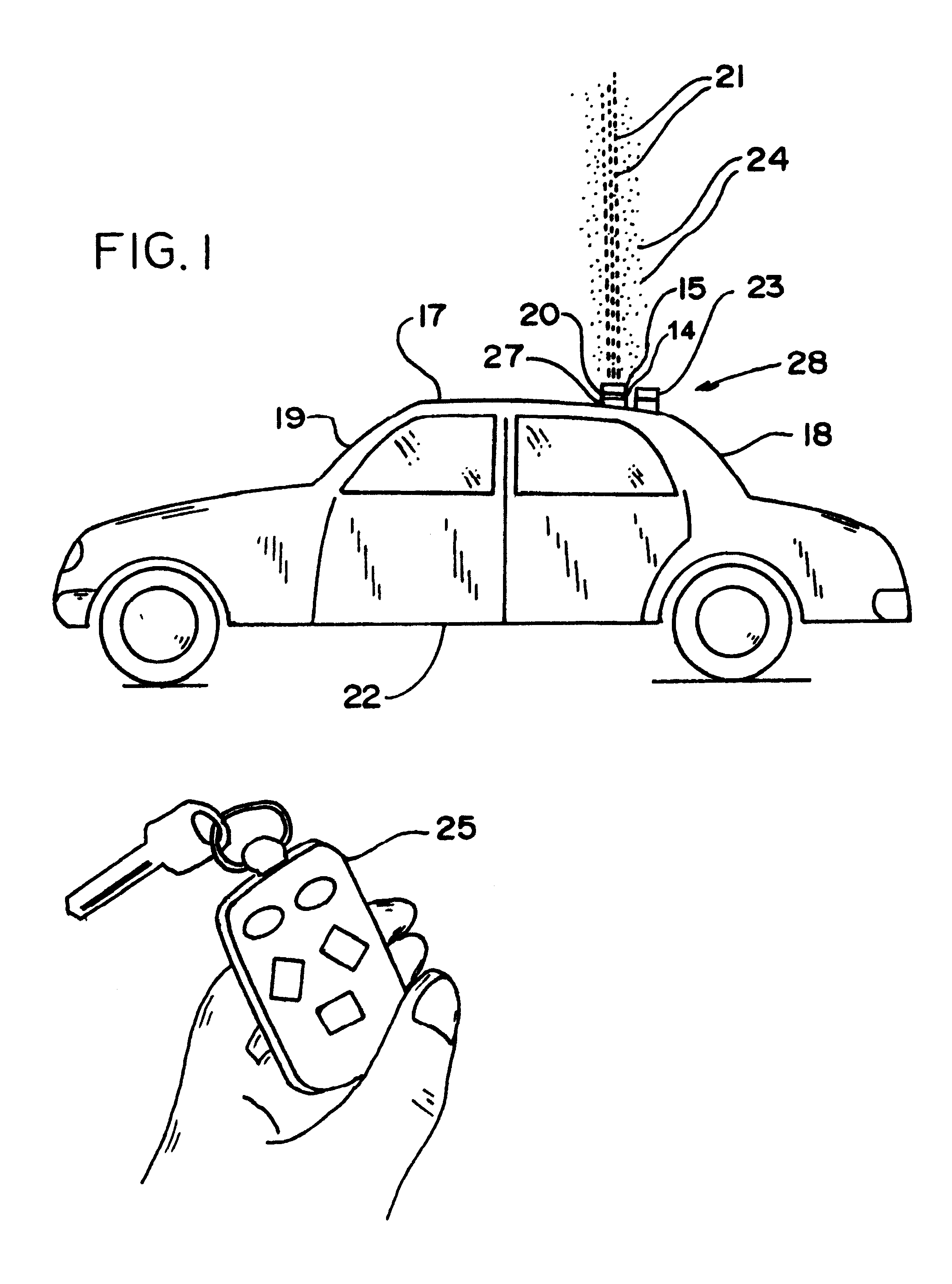 Vehicle locator device