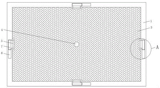 Sewage filter screen structure with purifying device