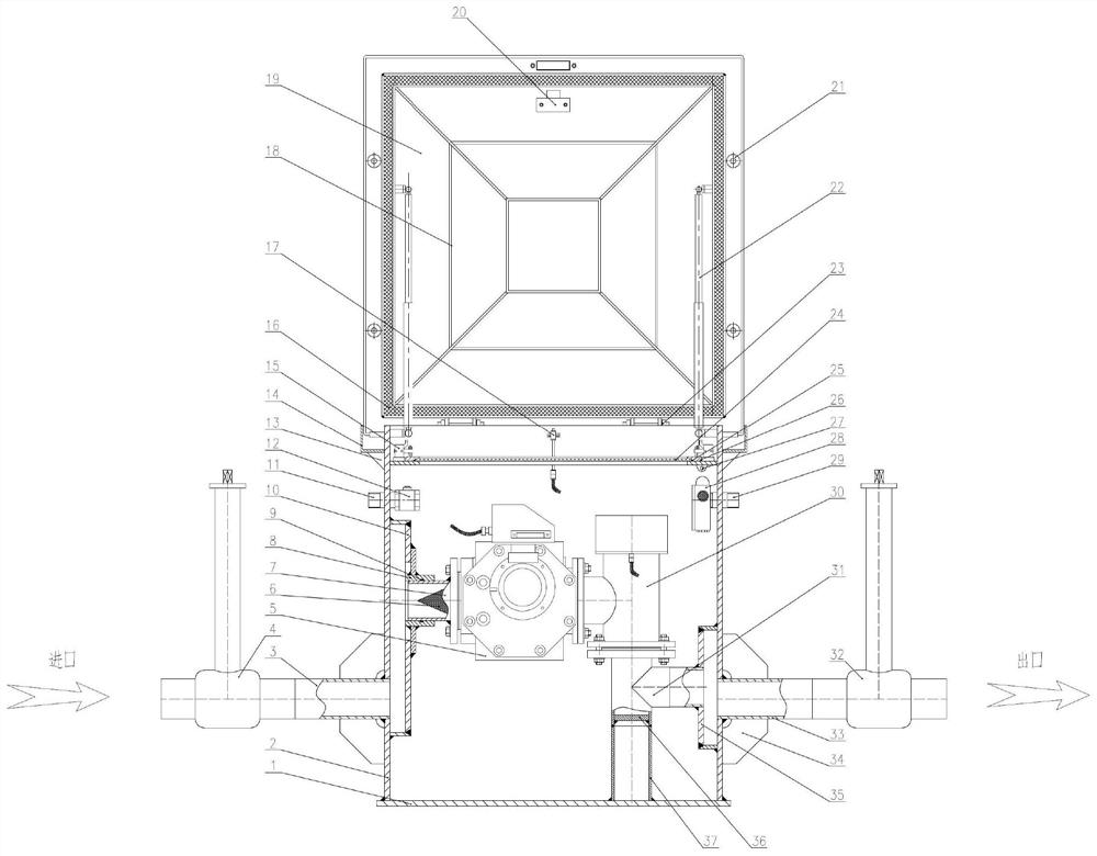 Intelligent buried gas metering device