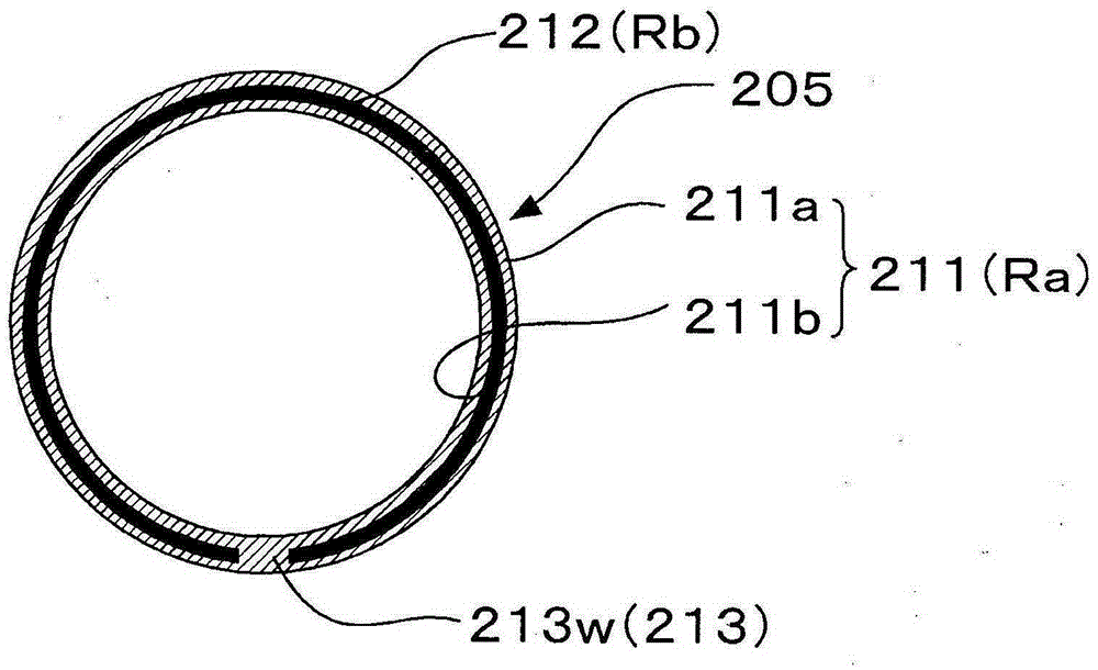 Container with synthetic resin window, preform and preform injection molding method