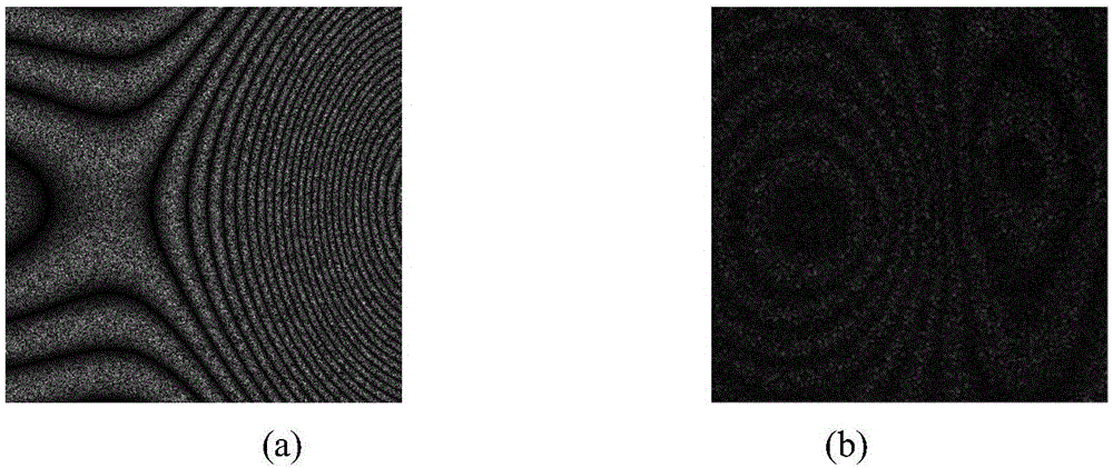 Large-change density electronic speckle interference fringe graph direction and density processing method