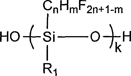 Fluorine-silicon contained linkage polyether demulsification agent and preparing method thereof