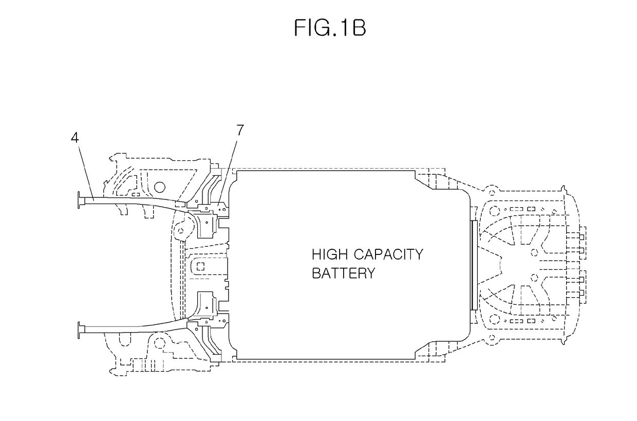 Integrated side member with impact absorbing structure