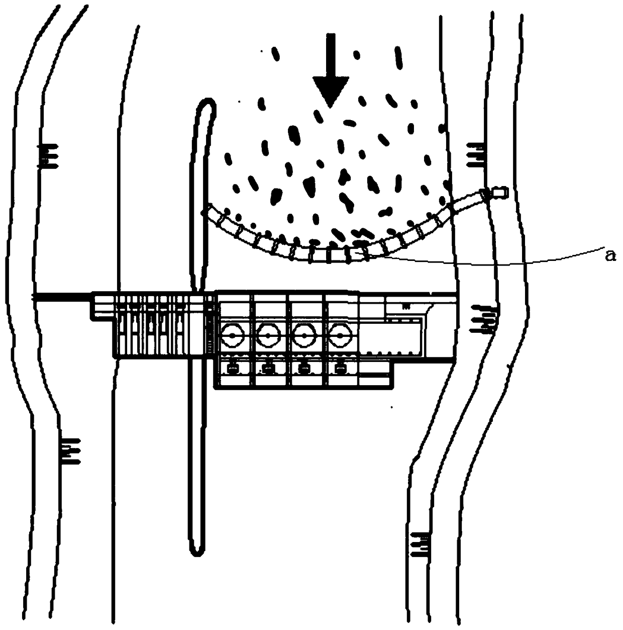 System for intercepting, conveying and clearing floating debris