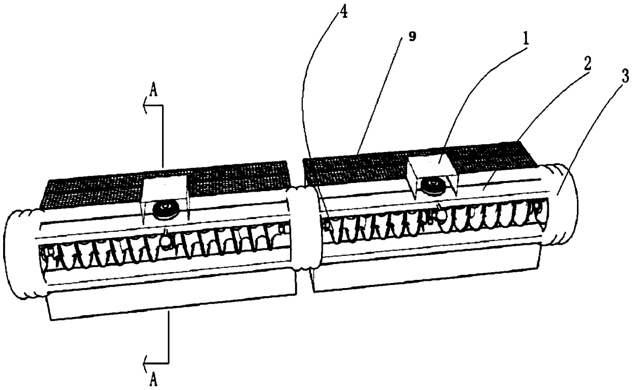 System for intercepting, conveying and clearing floating debris