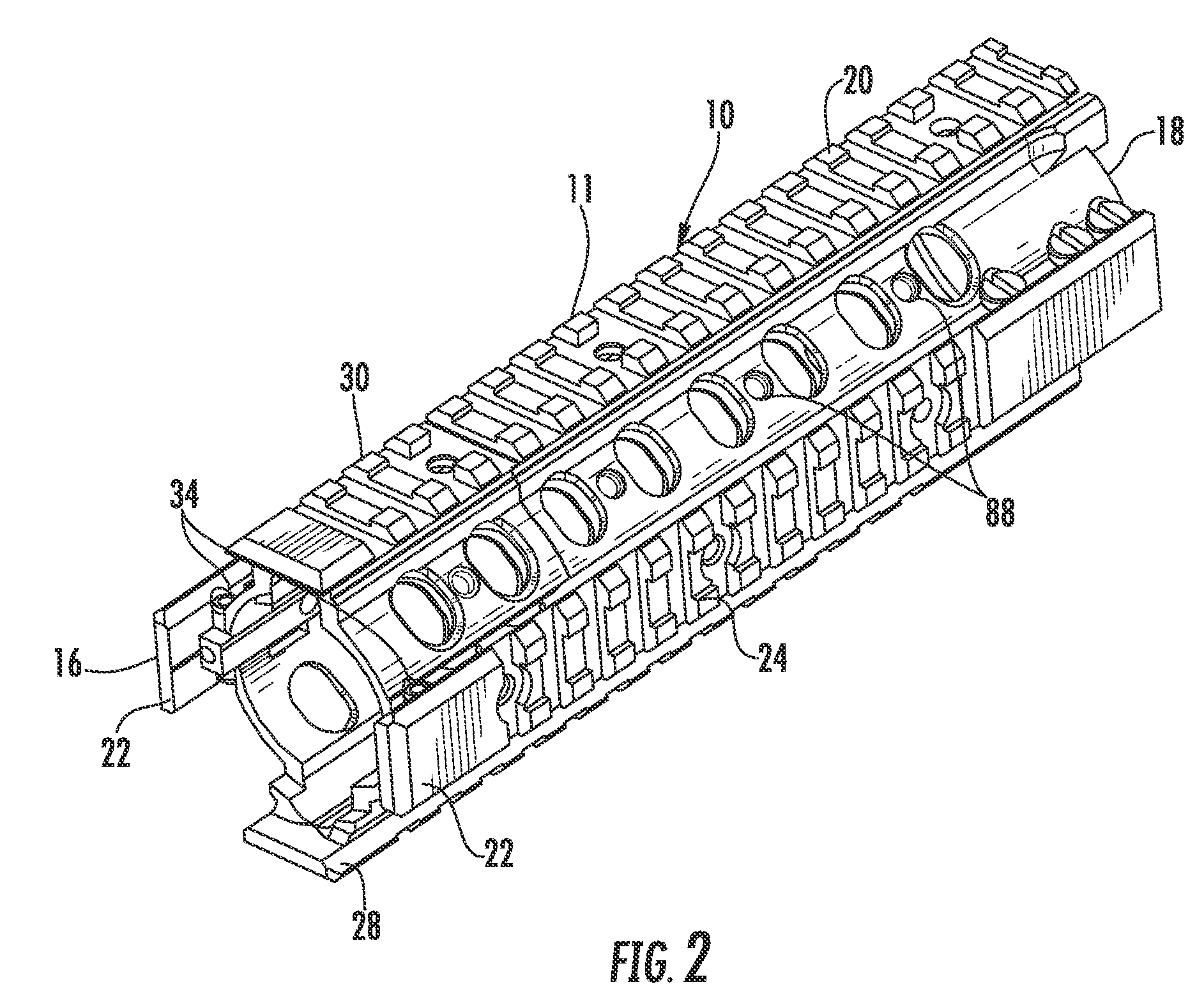 Modular hand guard assembly