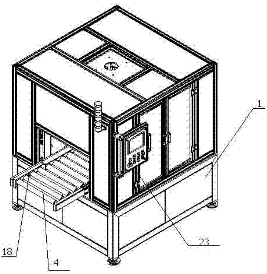 Automatic case unpacking machine