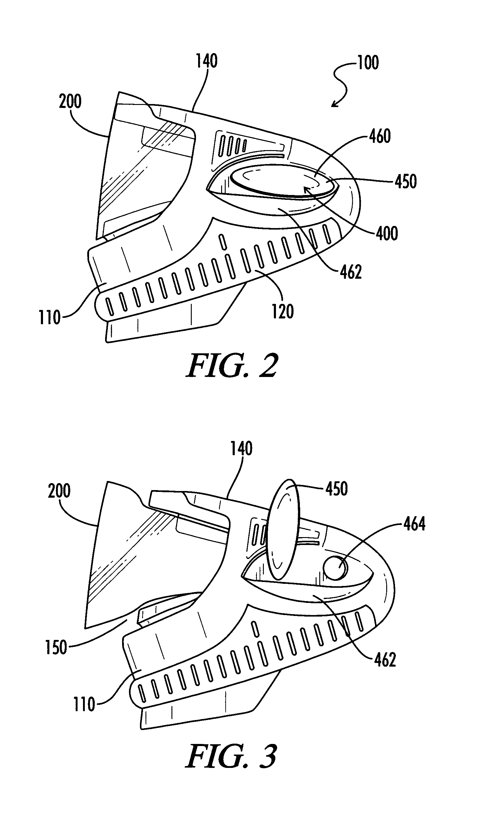 Rotating lens locking device