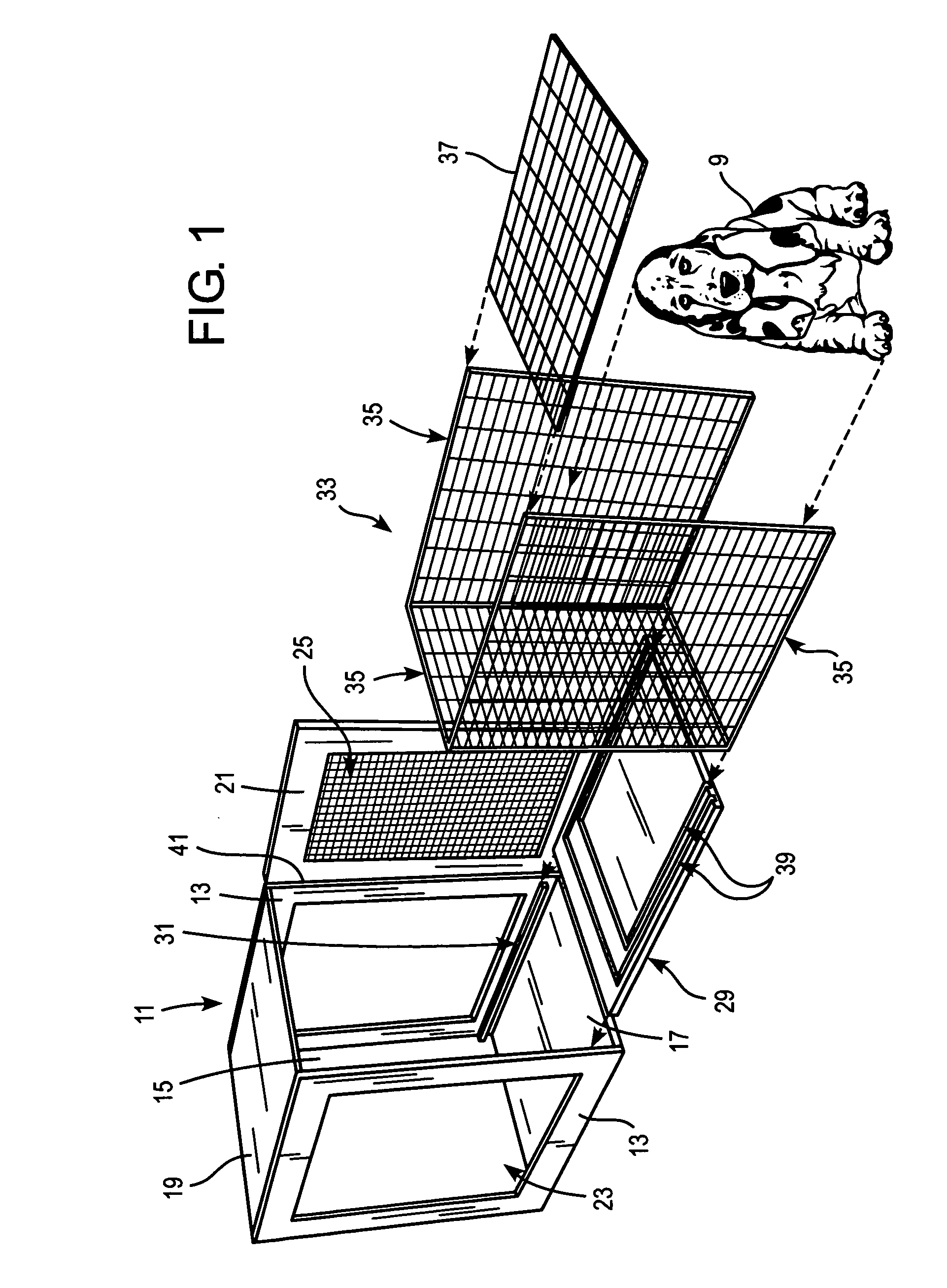 Combined furniture and animal housing