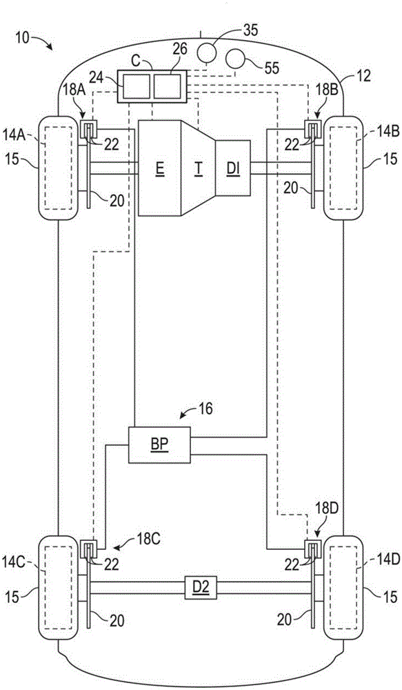 Method of estimating brake pad wear and vehicle having a controller that implements the method