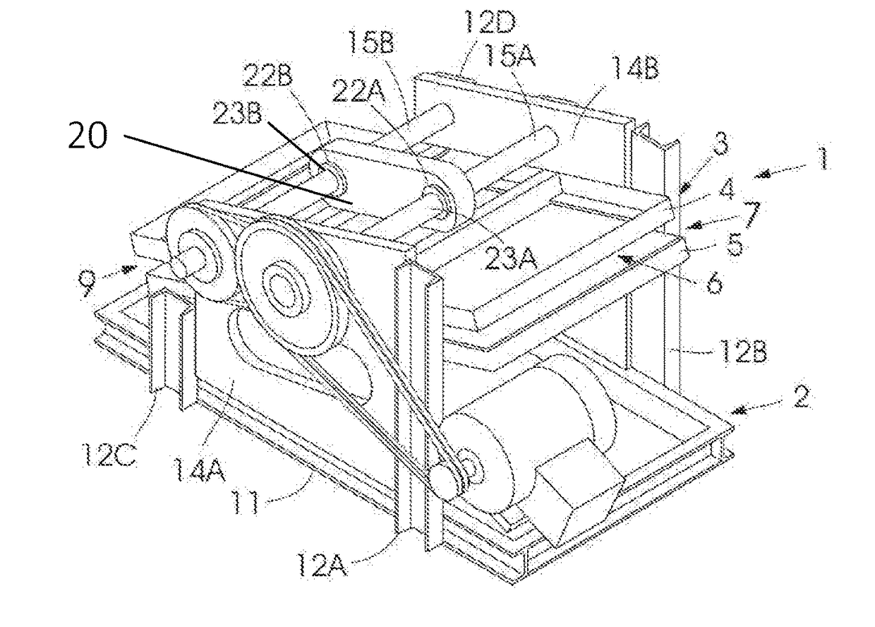 Apparatus and method for cracking stone fruit nuts