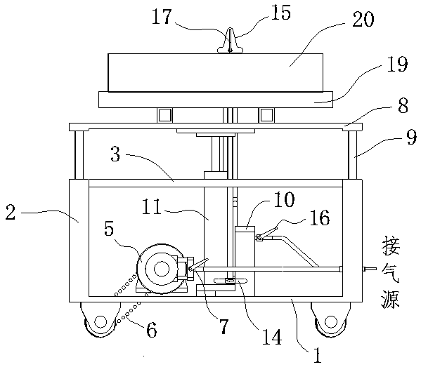 Stamping waste collection device