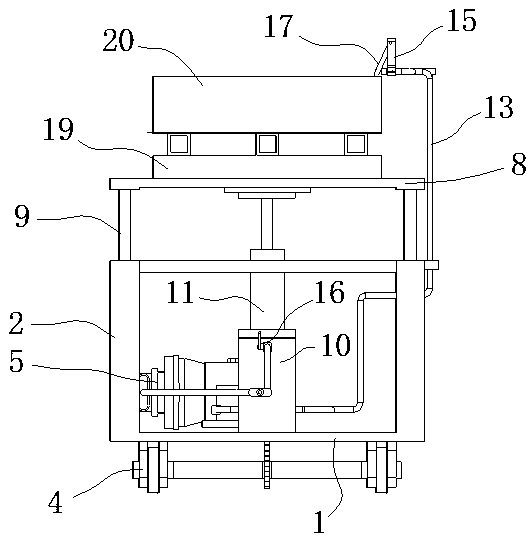 Stamping waste collection device