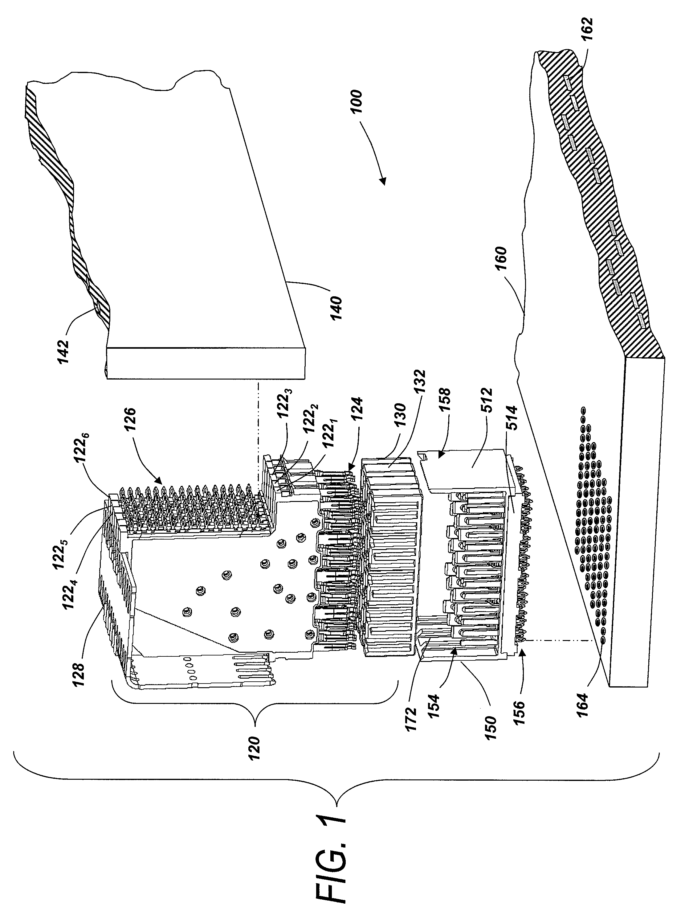 Differential electrical connector with skew control