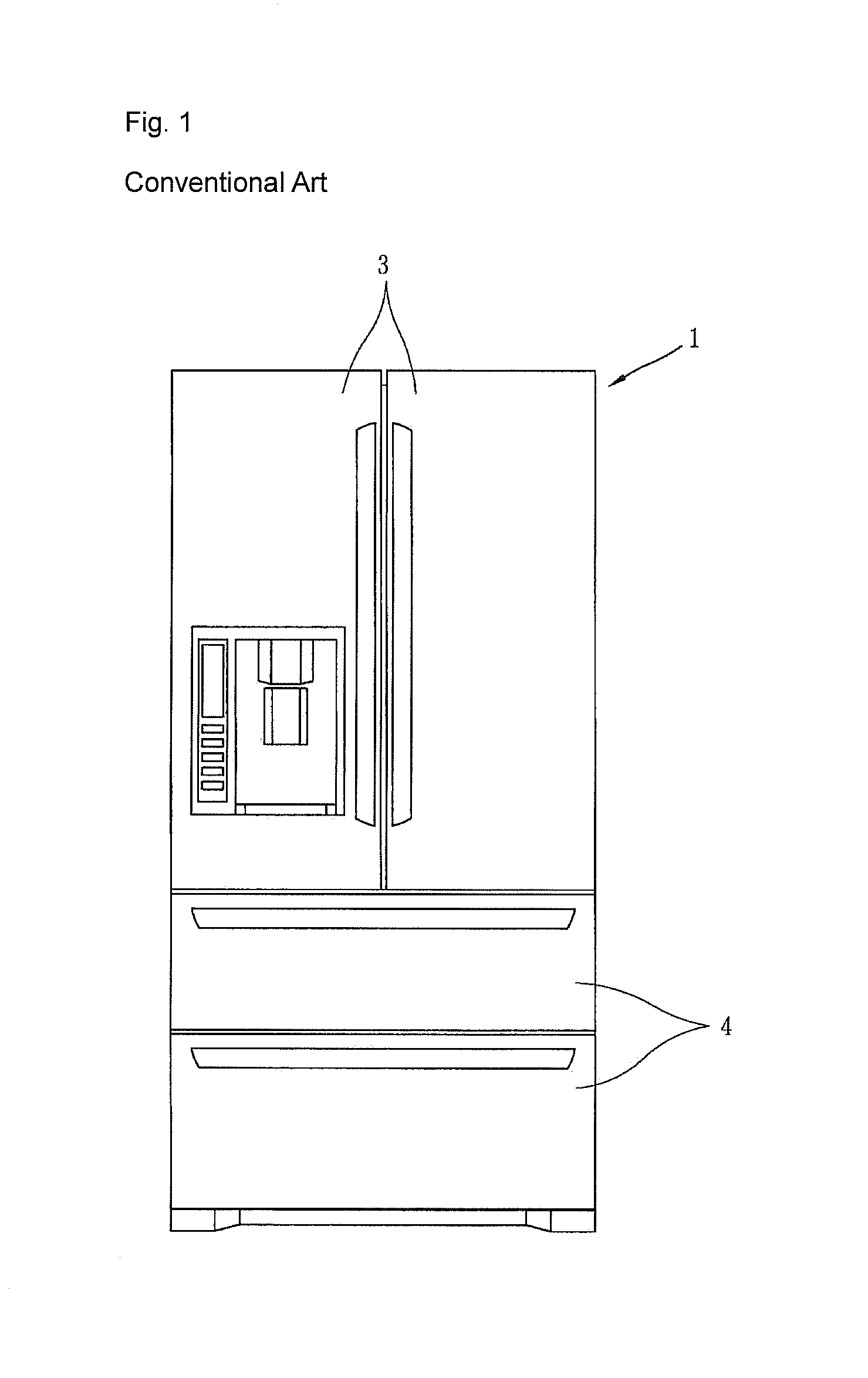 Guide rail attaching structure for sliding door and refrigerator having the same