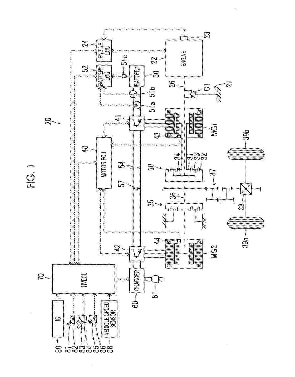 Hybrid vehicle and control method for hybrid vehicle