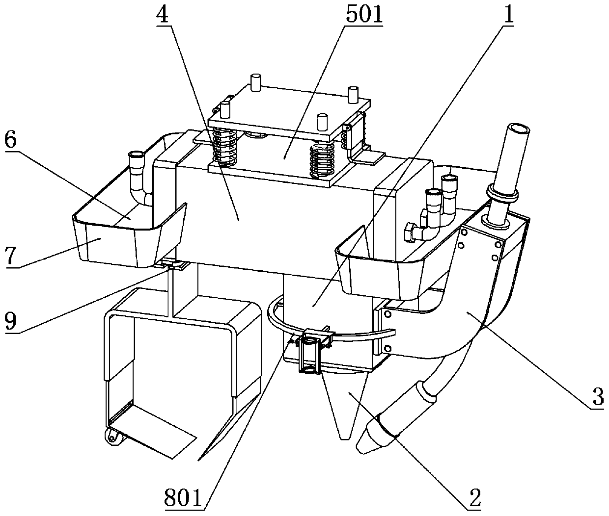 A kind of welding machine head and welding method thereof