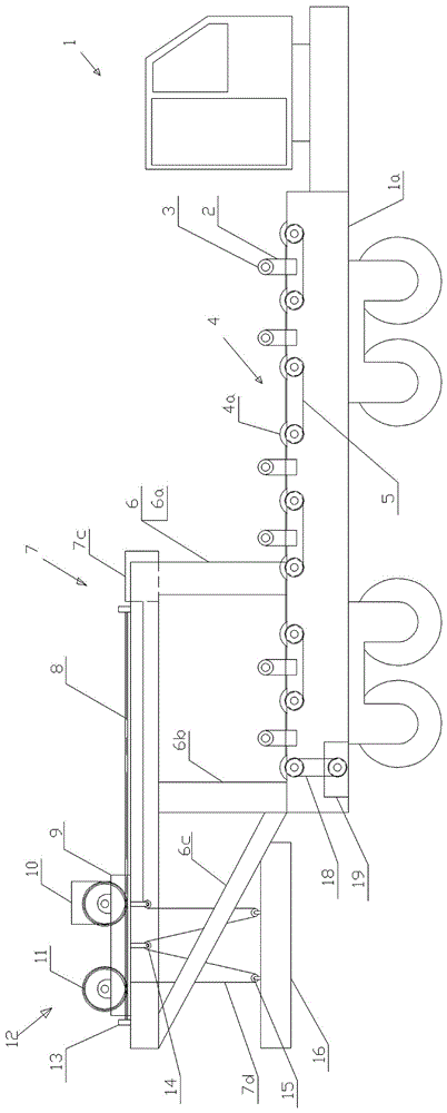 Dumper for transporting plate-type ballast beds