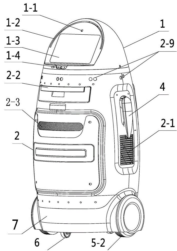 Multifunctional home service robot