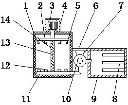 Agricultural and sideline product drying device