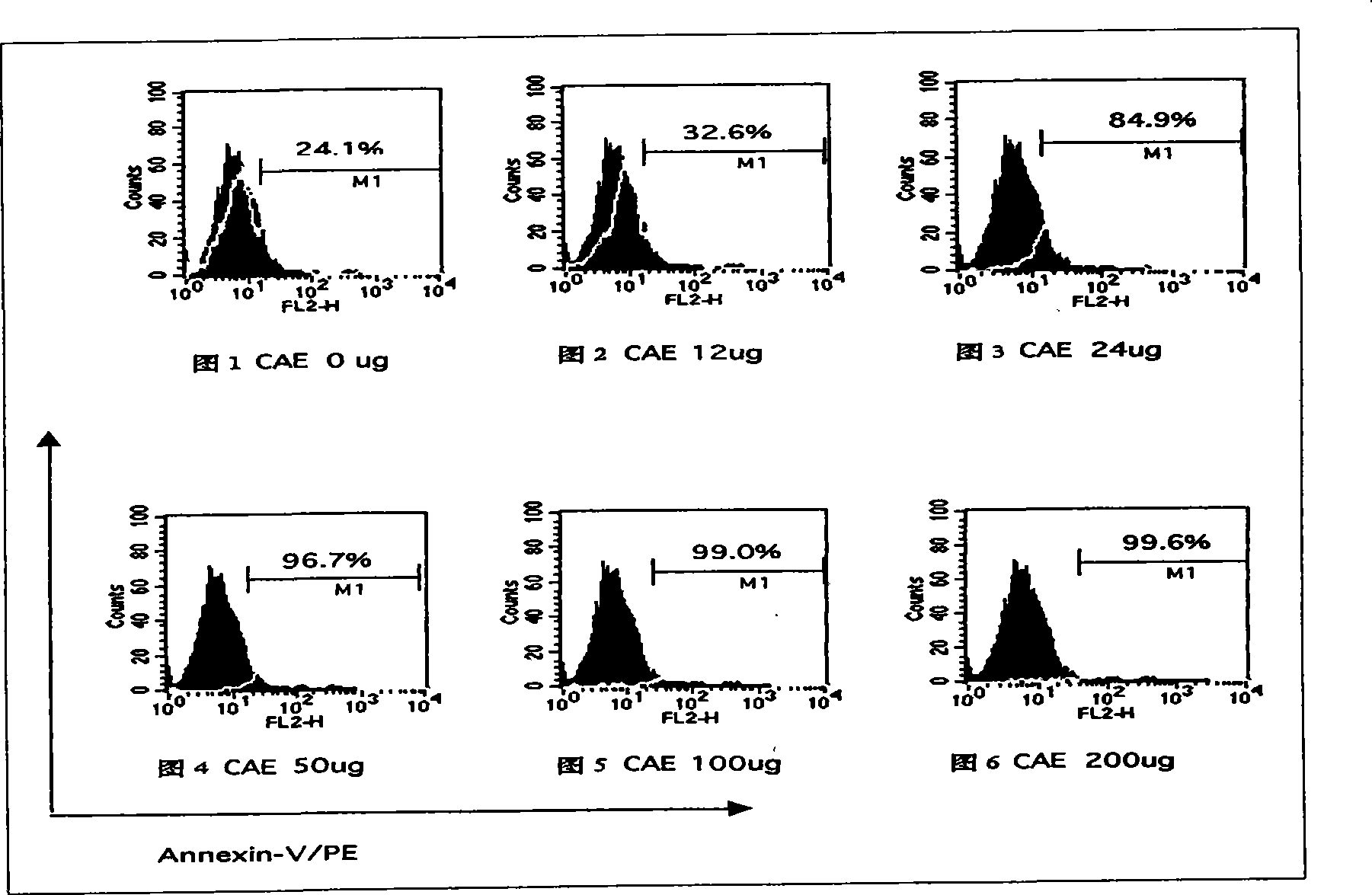 Method for preparing Caesalpinia sappan water extract and uses thereof