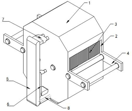 Efficient shot blasting machine driven by electromagnetism