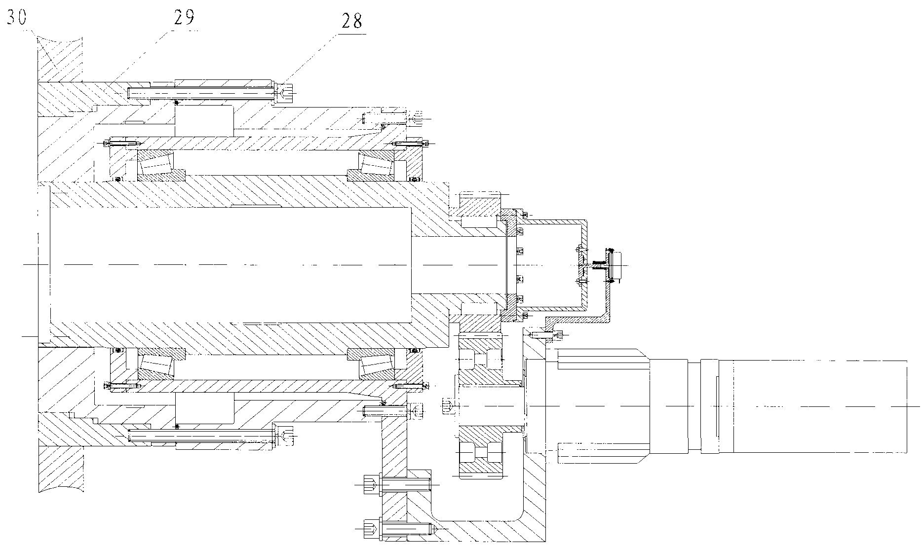 Half-module window rotating mechanism applied to supersonic wind tunnel