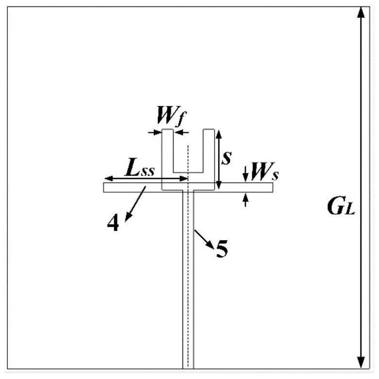 Broadband miniaturized antenna based on interactive embedded metasurface structure