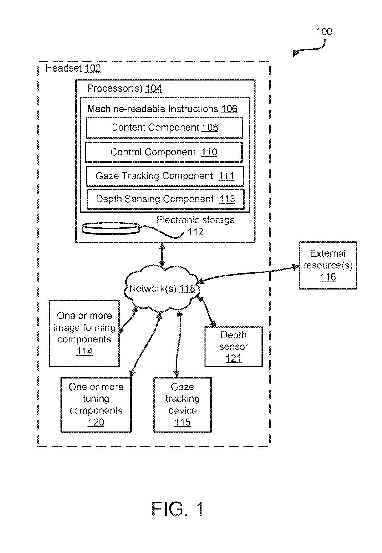 Systems and methods to provide an interactive space over an expanded field-of-view with focal distance tuning