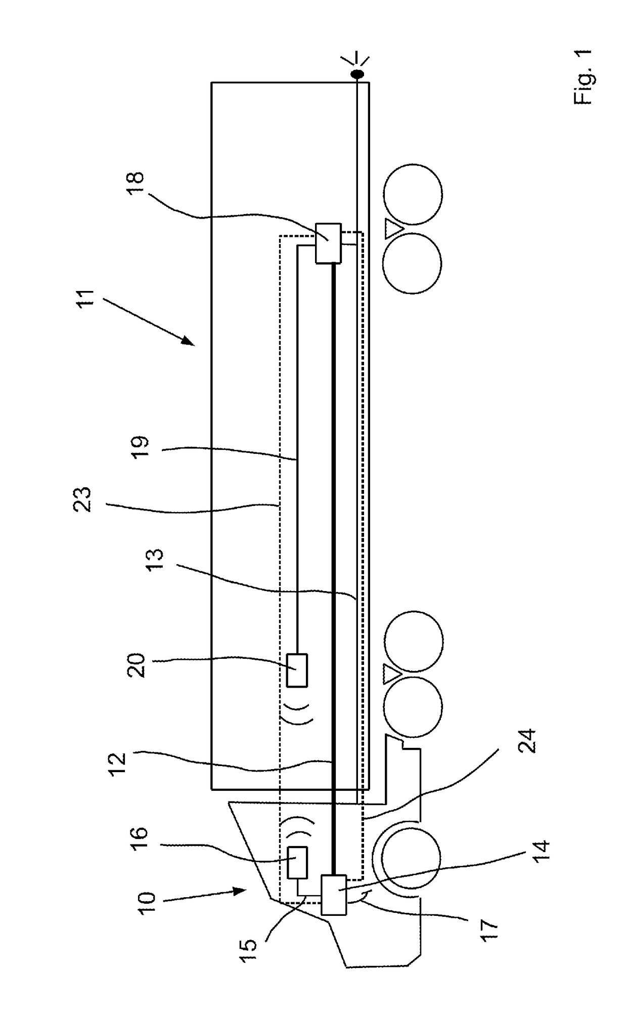 Electronic brake system for a trailer