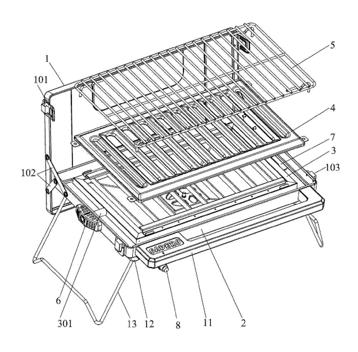 Portable uniform-temperature gas oven