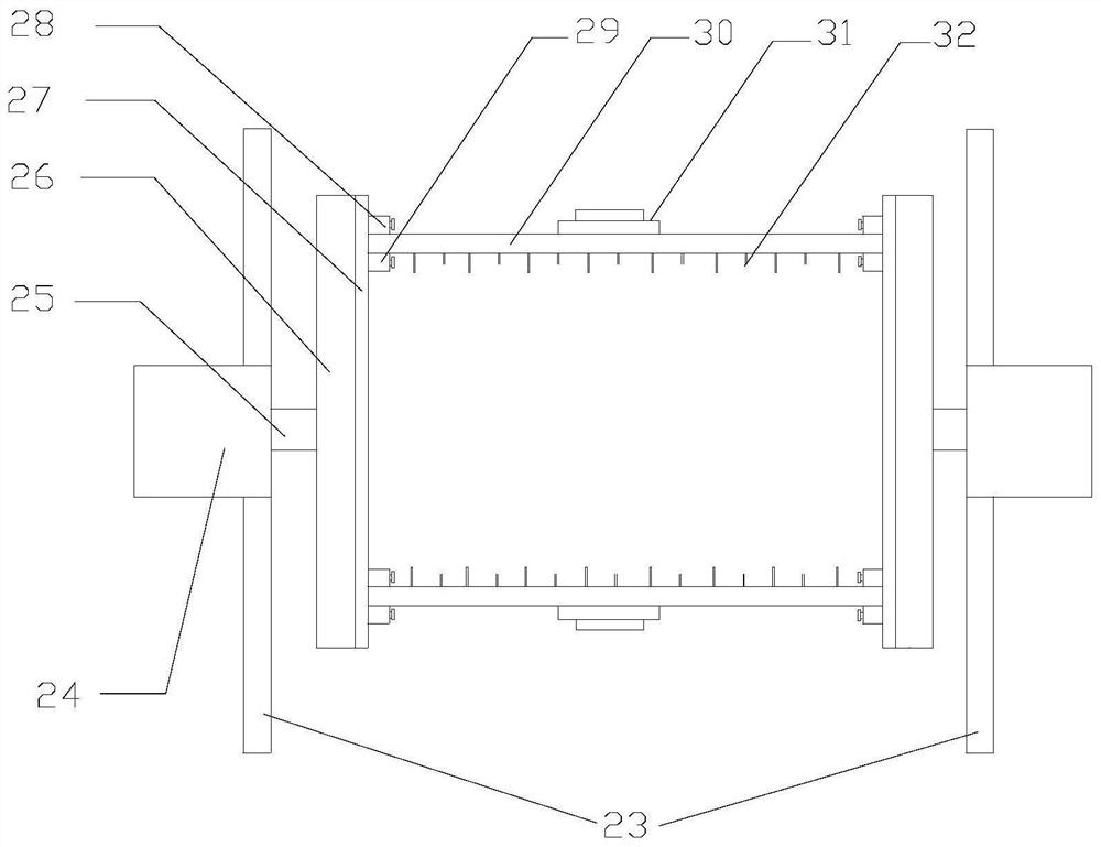 Heat treatment machining device for hot work die steel