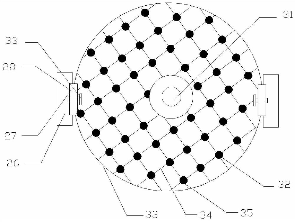 Heat treatment machining device for hot work die steel