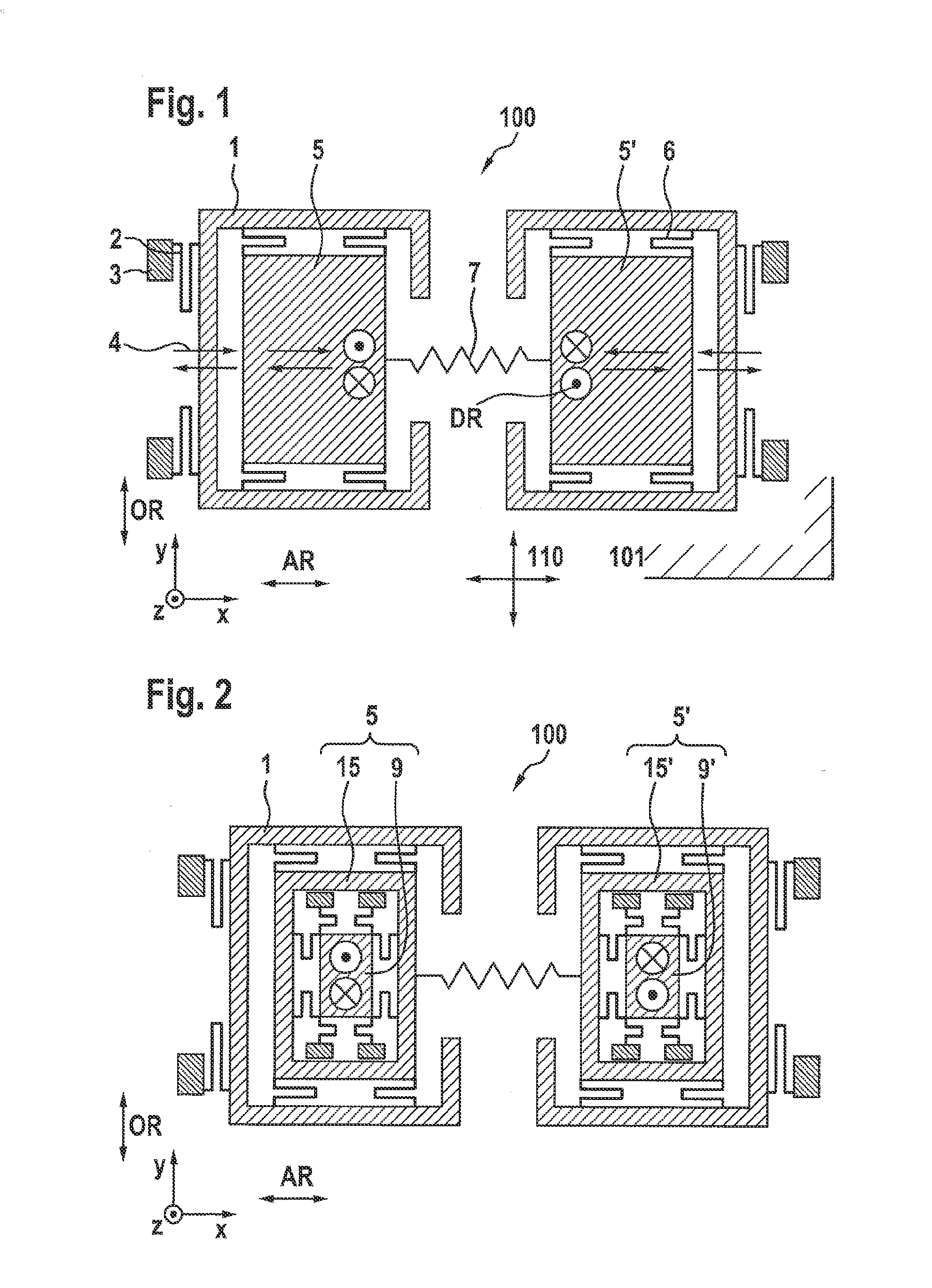 Yaw-rate sensor