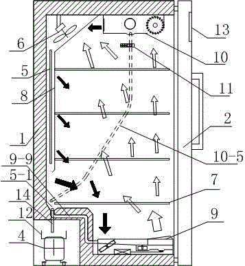 Precision humidity control system and wine cabinet