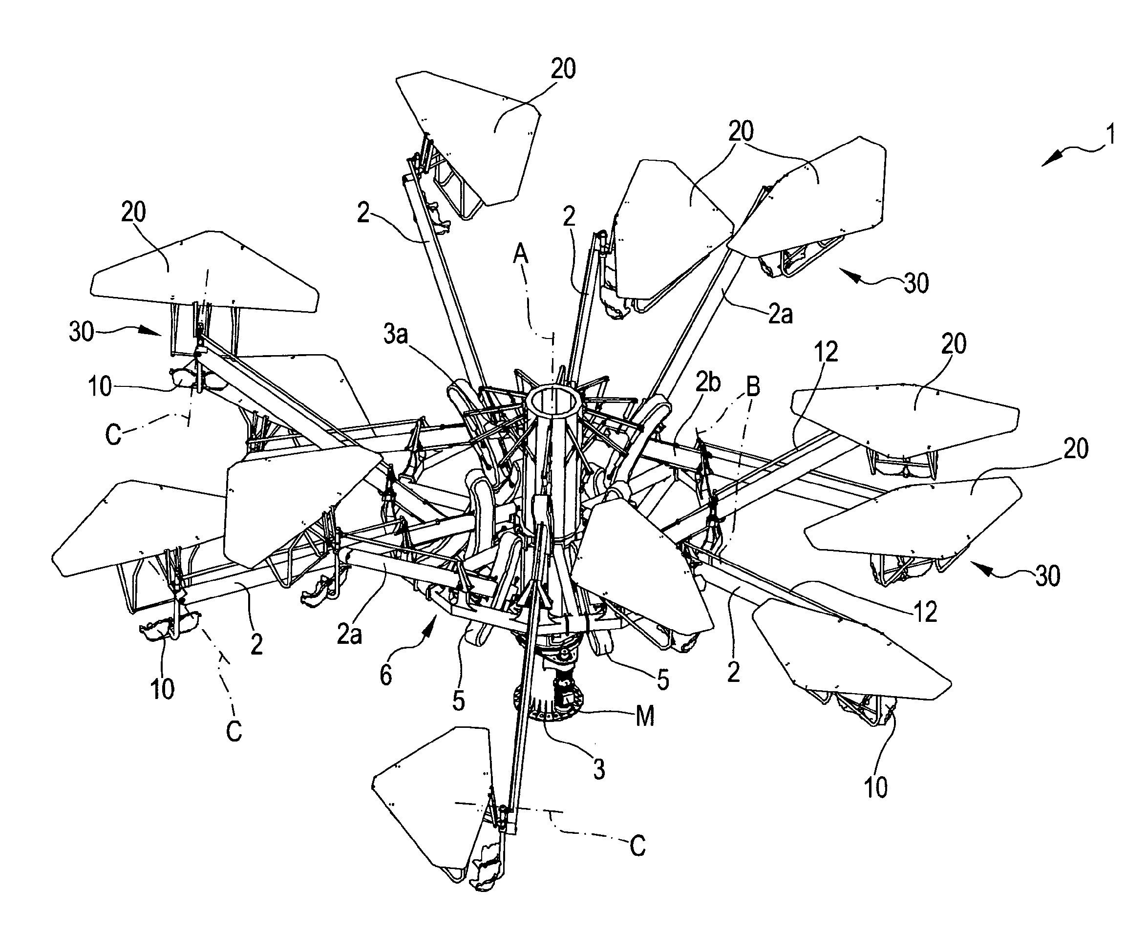 Amusement Ride for Hang Gliding Simulation