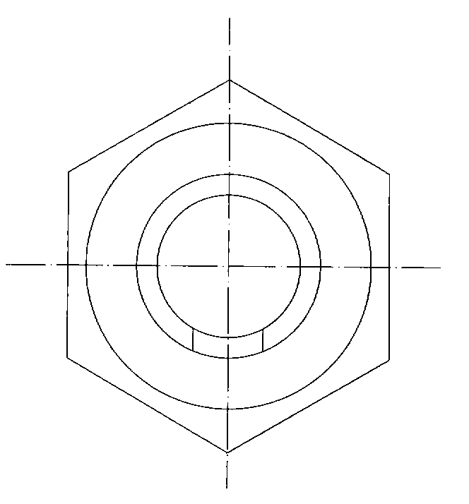 Measuring cylinder vertically-arranged and collision avoidance structure