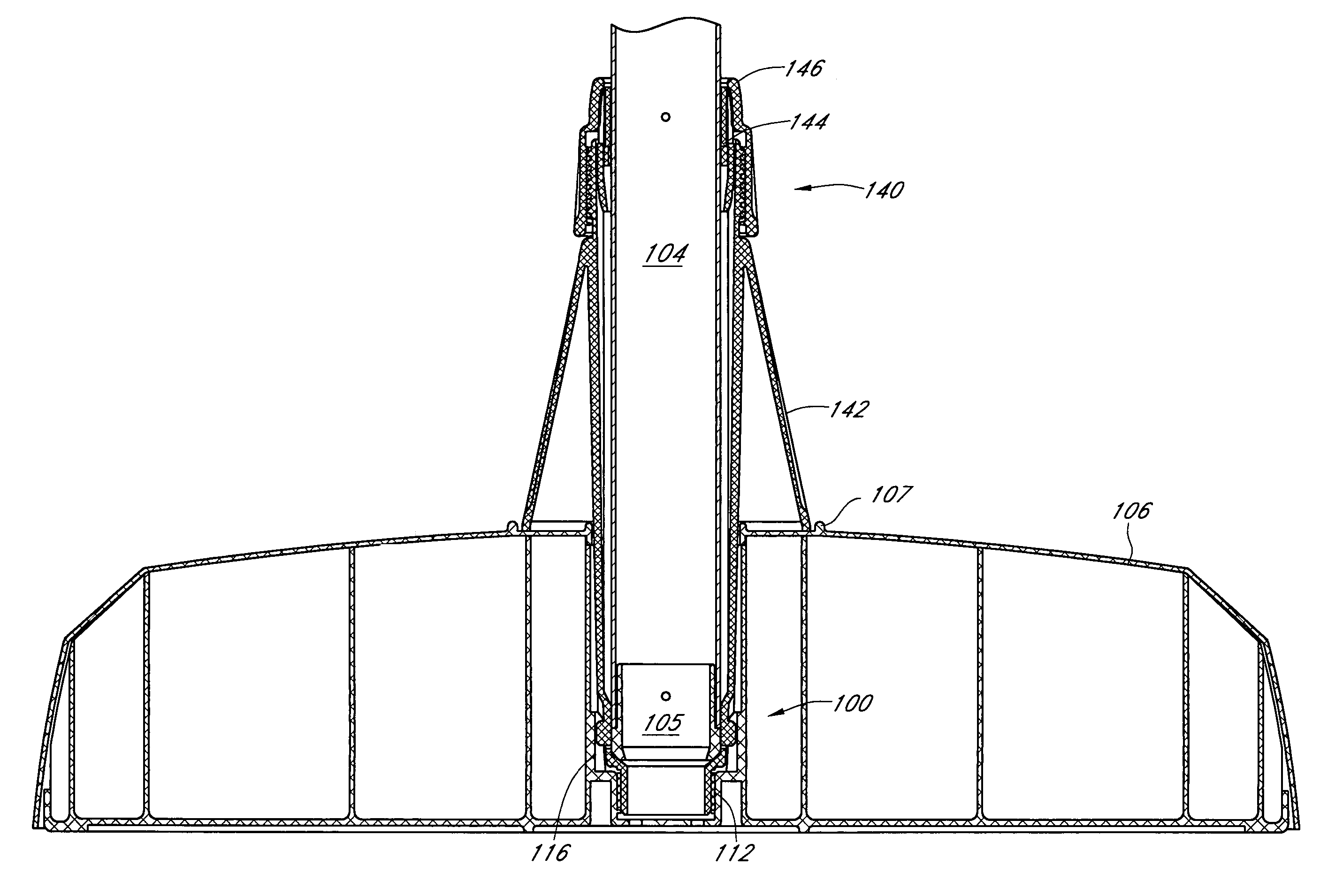 Umbrella base clamp