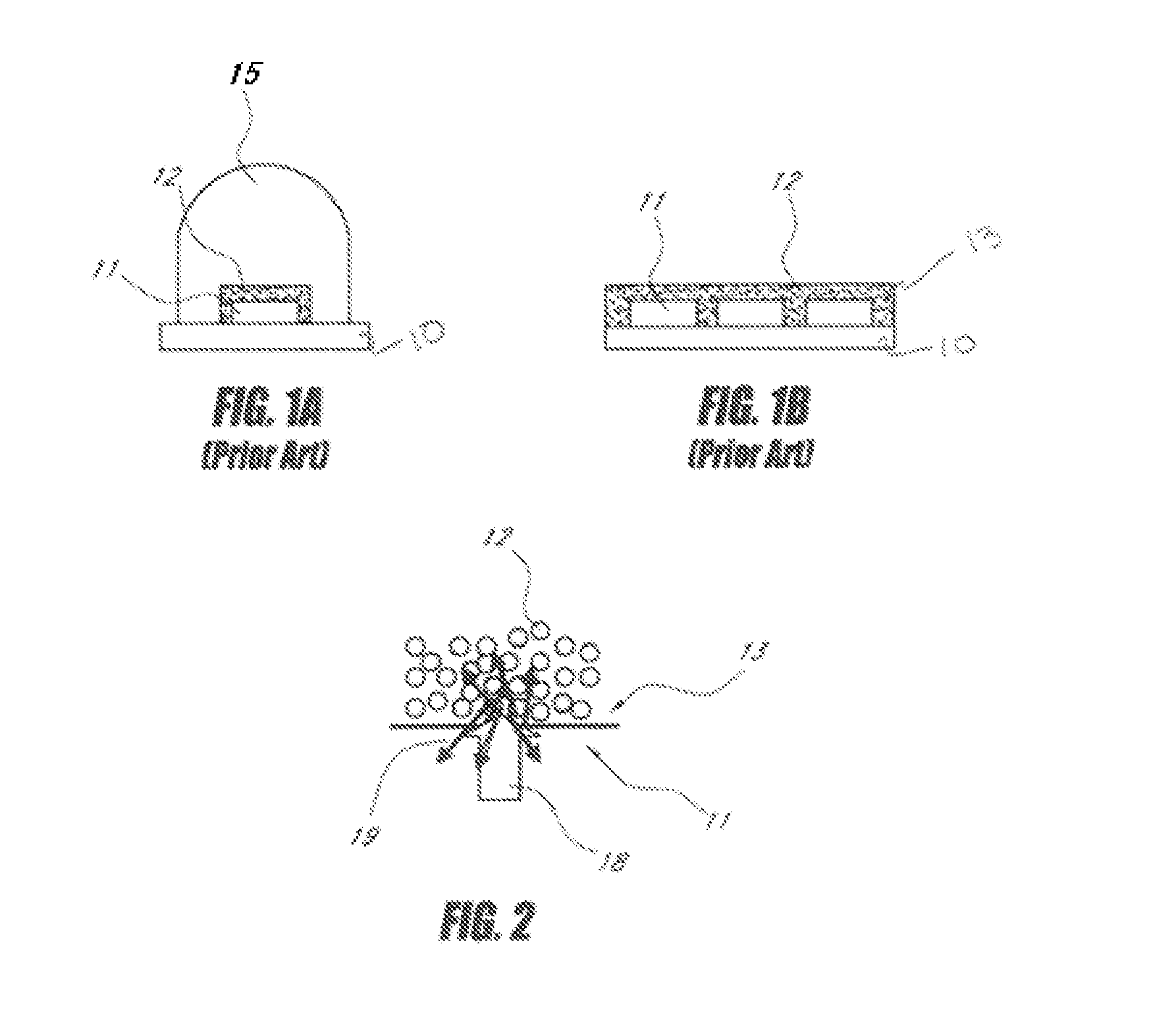 Light emissive ceramic laminate and method of making same