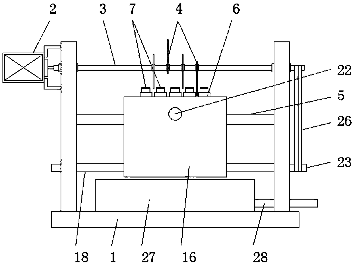 Fish body dissection and cleaning device based on freshwater fish processing