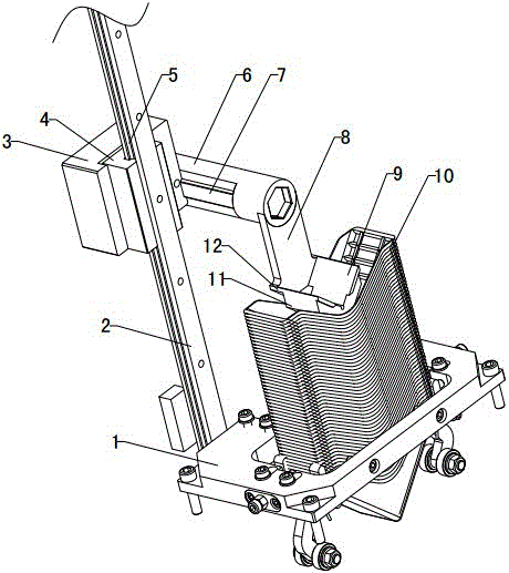 Wrap angle posture adjusting mechanism and angle wrapping machine