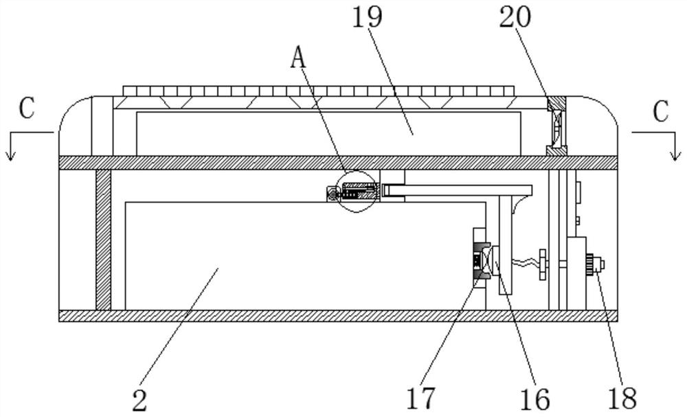 Inverter heat dissipation device for photovoltaic power generation