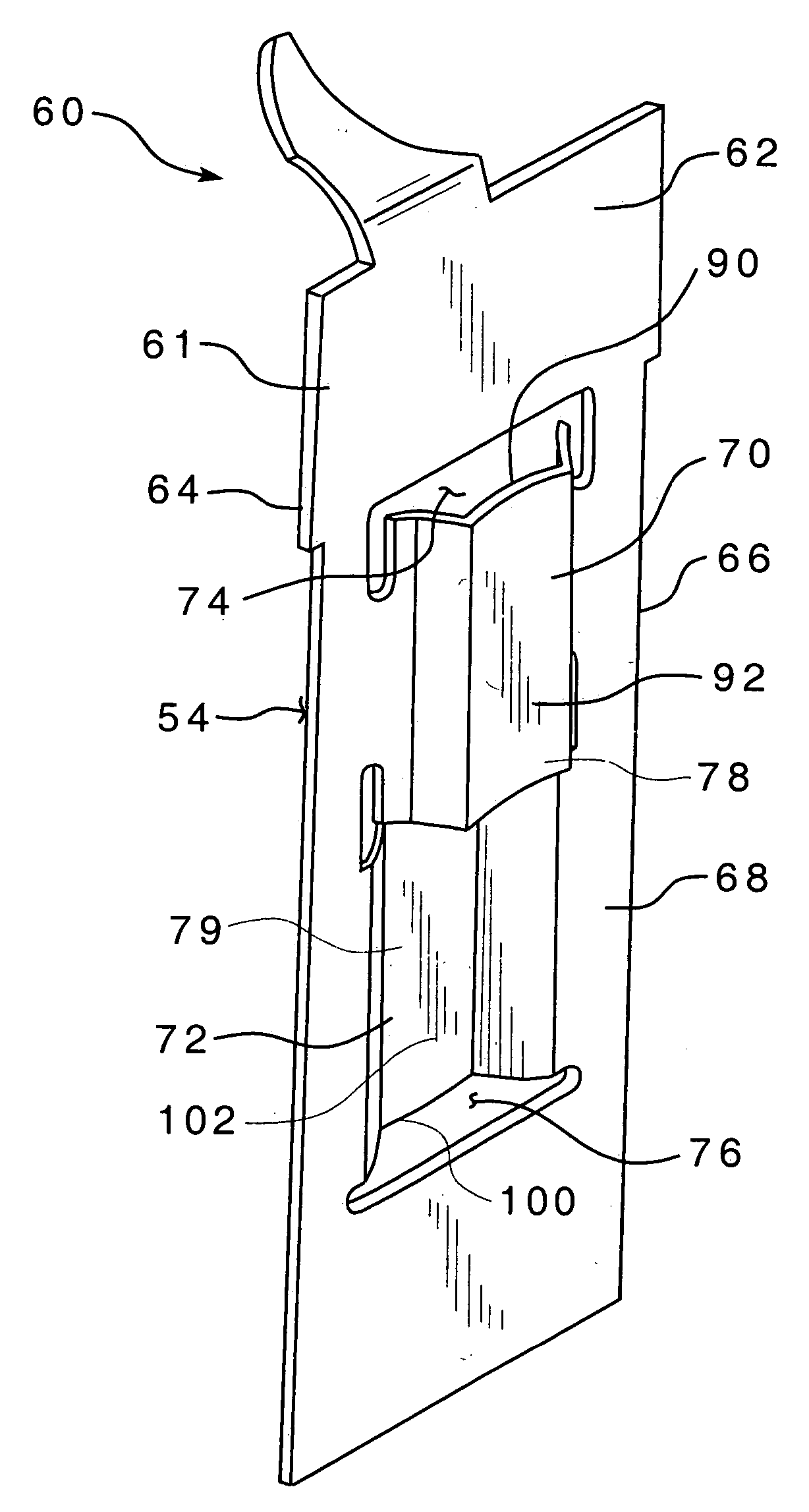 Four point contact structural spacer grid