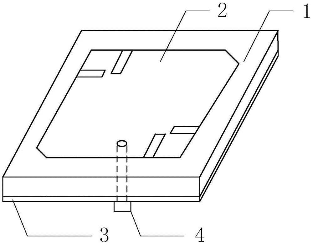 Broadband circularly polarized micostrip antenna