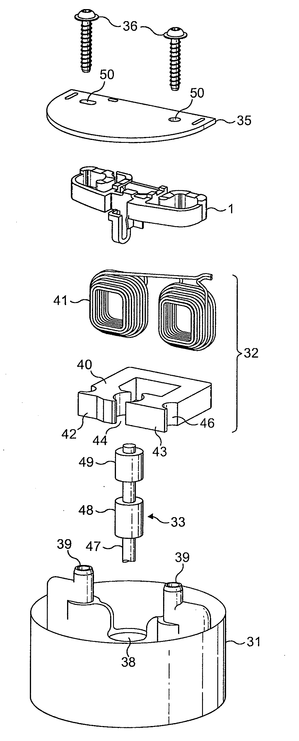 Holder for a position sensor