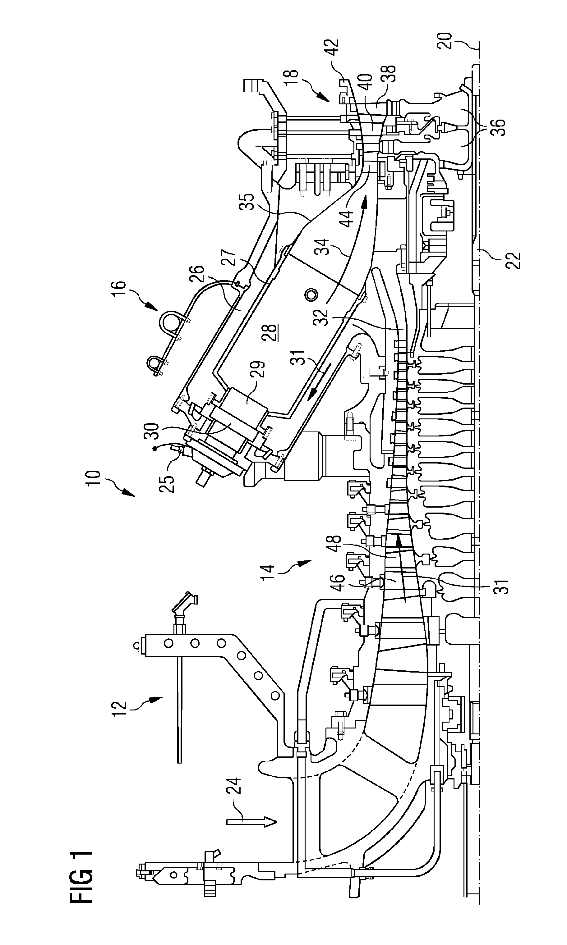 Combustor burner arrangement