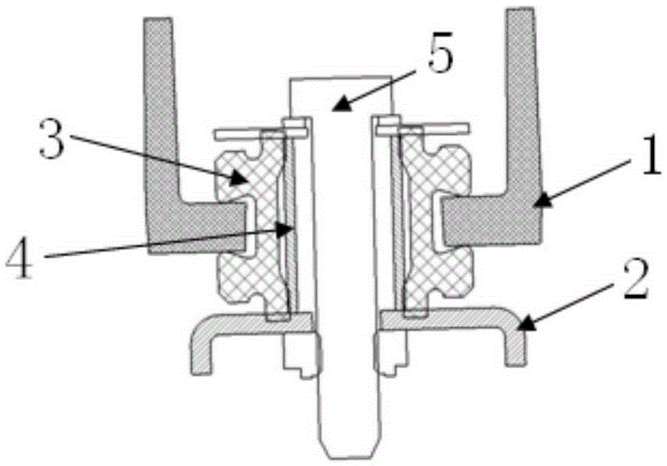 Intercooler pipeline fixing structure